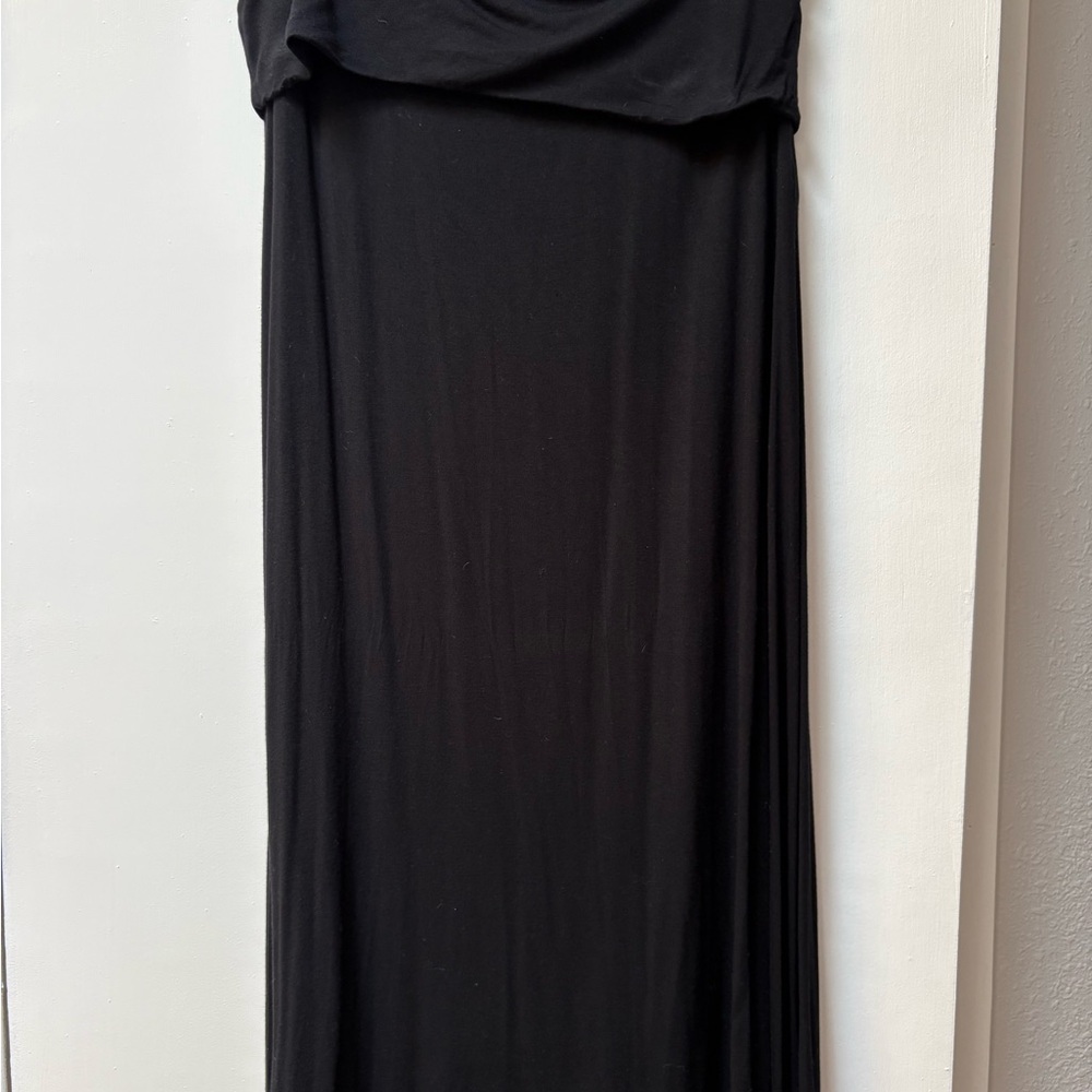 Forever 21 Black High Low Long Skirt